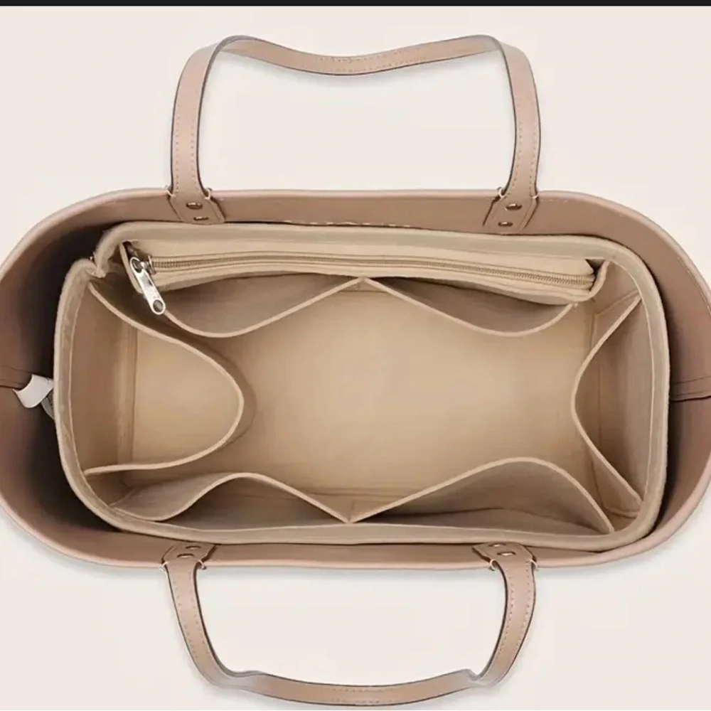 Beige Purse Organizer